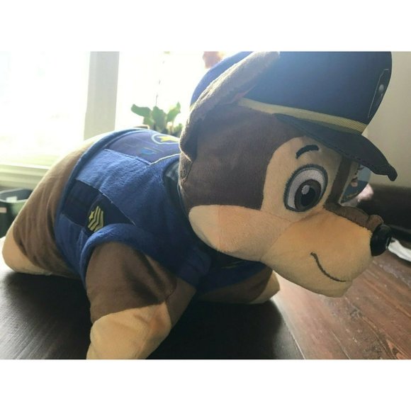 NEW Pillow Pet Paw Patrol Dog "Chase" 16" Blue - Picture 3 of 12